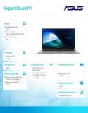 Notebook ExpertBook P1503CVA-S70859X i5-13420H/15.6 cali FHD/16GB/512GB/Win 11 PRO/3YRS