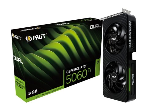 Karta graficzna GeForce RTX 5060 TI DUAL 8GB GDDR7 128bit 3DP/HDMI Karta graficzna GeForce RTX 5060 TI DUAL 8GB GDDR7 128bit 3DP/HDMI