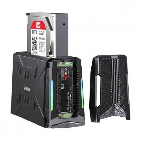 Stacja klonująca dyski 4x M.2 SSD, USB 4; S1243BGY01-EU Stacja klonująca dyski 4x M.2 SSD, USB 4; S1243BGY01-EU