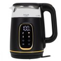 Czajnik 1,7l wyświetlacz LED, regulacja temperatury AD 1305 czarno-złoty