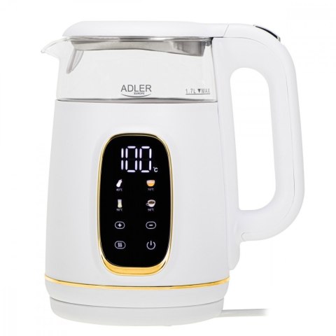 Czajnik 1,7l z wyświetlaczem LED, regulacją temperatury AD 1305WG Czajnik 1,7l z wyświetlaczem LED, regulacją temperatury AD 1305WG