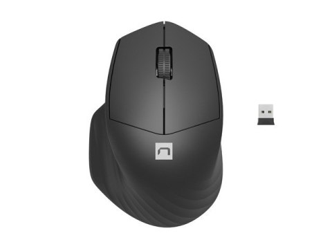Mysz bezprzewodowa Siskin 2 1600 DPI Bluetooth 5.0 + 2.4 GHz Czarna Mysz bezprzewodowa Siskin 2 1600 DPI Bluetooth 5.0 + 2.4 GHz Czarna
