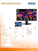 Monitor MPG 272URX QD-OLED LED/UHD/FLAT/240Hz/26.5cala/Black