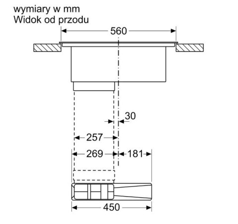 Płyta indukcyjna z wbudowanym wyciągiem PVS611B16E Płyta indukcyjna z wbudowanym wyciągiem PVS611B16E