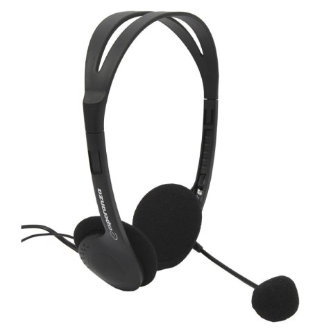 Słuchawki stereo z mikrofonem i regulacją głośności EH102 Słuchawki stereo z mikrofonem i regulacją głośności EH102