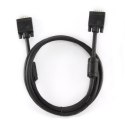 Kabel VGA 15M/15M EKRAN+FERRYT 5M BLACK Kabel VGA 15M/15M EKRAN+FERRYT 5M BLACK