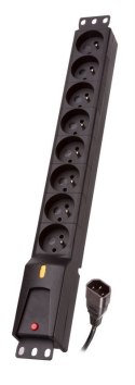 Listwa zasilająca LZRM 810 BW IEC 320, PDU, 1.5m Listwa zasilająca LZRM 810 BW IEC 320, PDU, 1.5m