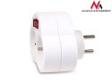 Gniazdko prądowe X2 z wyłącznikiem Energy MCE31 3680W Gniazdko prądowe X2 z wyłącznikiem Energy MCE31 3680W