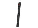 Listwa przeciwprzepięciowa M12/16A Rack 19'' 2.5m czarna (12 gniazd) do montażu pionowego Listwa przeciwprzepięciowa M12/16A Rack 19'' 2.5m czarna (12 gniazd) do montażu pionowego