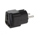 Adapter gniazdo UK na wtyk EU uniwersalny MCE155 Czarny Adapter gniazdo UK na wtyk EU uniwersalny MCE155 Czarny