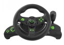 Kierownica PS3/PC USB NITRO czarno-zielona Kierownica PS3/PC USB NITRO czarno-zielona