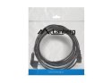 Kabel zasilający CEE 7/7 - IEC 320 C13 VDE 5M czarny Kabel zasilający CEE 7/7 - IEC 320 C13 VDE 5M czarny