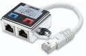 Rozdzielacz RJ45x2 ekranowany Rozdzielacz RJ45x2 ekranowany