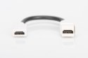 Moduł Keystone HDMI z kablem 12cm, łącznik do gniazd i pustych paneli, żeński/żeński, biały Moduł Keystone HDMI z kablem 12cm, łącznik do gniazd i pustych paneli, żeński/żeński, biały