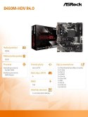 Płyta główna B450M-HDV R4.0 AM4 2DDR4 VGA/DVI/HDMI/M.2 uATX Płyta główna B450M-HDV R4.0 AM4 2DDR4 VGA/DVI/HDMI/M.2 uATX