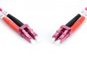 Patch cord światłowodowy FO LC-LC MM 50/125 OM4 duplex LSOH 5m Patch cord światłowodowy FO LC-LC MM 50/125 OM4 duplex LSOH 5m