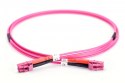 Patch cord światłowodowy FO LC-LC MM 50/125 OM4 duplex LSOH 5m Patch cord światłowodowy FO LC-LC MM 50/125 OM4 duplex LSOH 5m