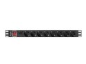 Listwa zasilająca Rack PDU 19 1U 16A 8X schuko 2M czarna Listwa zasilająca Rack PDU 19 1U 16A 8X schuko 2M czarna