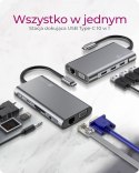 Stacja dokująca IB-DK4040-CPD TYPE-C z dwoma interfejsami wideo Stacja dokująca IB-DK4040-CPD TYPE-C z dwoma interfejsami wideo
