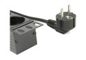 Listwa zasilająca rack (PDU), 8 gniazd typ Schuko, 1U, 16A, wtyk Schuko 3m Listwa zasilająca rack (PDU), 8 gniazd typ Schuko, 1U, 16A, wtyk Schuko 3m