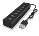 IB-HUB1700-U3 7-Port USB HUB+zasilacz IB-HUB1700-U3 7-Port USB HUB+zasilacz