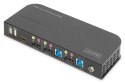 Przełącznik KVM 2 portowy DisplayPort do HDMI 2x1 4K 60Hz 2xUSB audio Przełącznik KVM 2 portowy DisplayPort do HDMI 2x1 4K 60Hz 2xUSB audio