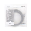 Kabel HDMI 4K/60Hz, aluminium 3m Czarny Kabel HDMI 4K/60Hz, aluminium 3m Czarny