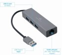 Adapter USB-AM to LAN GbE Hub 3xUSB 3.0 Adapter USB-AM to LAN GbE Hub 3xUSB 3.0