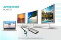 Stacja dokująca USB 3.0/USB-C/Thunderbolt 3x Display Metal Nano Dock LAN +Power Delivery 100W Stacja dokująca USB 3.0/USB-C/Thunderbolt 3x Display Metal Nano Dock LAN +Power Delivery 100W