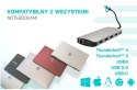 Stacja dokująca USB 3.0/USB-C/Thunderbolt 3x Display Metal Nano Dock LAN +Power Delivery 100W Stacja dokująca USB 3.0/USB-C/Thunderbolt 3x Display Metal Nano Dock LAN +Power Delivery 100W