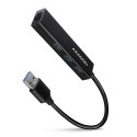 HMA-GL3A Wieloportowy hub USB 4in1, 5Gbps, 3x USB-A + GLAN, metalowy, 20cm USB-A kabel HMA-GL3A Wieloportowy hub USB 4in1, 5Gbps, 3x USB-A + GLAN, metalowy, 20cm USB-A kabel