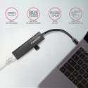 HMC-GL3A Wieloportowy hub USB 4in1, 5Gbps, 3x USB-A + GLAN, 20cm USB-C kabel HMC-GL3A Wieloportowy hub USB 4in1, 5Gbps, 3x USB-A + GLAN, 20cm USB-C kabel