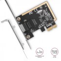 PCEE-GRF Karta sieciowa PCIe 1x Gigabit Ethernet port RJ-45 Realtek SP & LP PCEE-GRF Karta sieciowa PCIe 1x Gigabit Ethernet port RJ-45 Realtek SP & LP