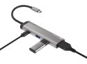 Stacja dokująca Multi Port Fowler Slim USB-C PD, 2x USB 3.0, HDMI 4K Stacja dokująca Multi Port Fowler Slim USB-C PD, 2x USB 3.0, HDMI 4K