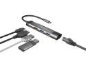 Stacja dokująca Multi Port Fowler Go USB-C - Hub 2x USB 3.0, HDMI 4K, USB-C PD, RJ45 Stacja dokująca Multi Port Fowler Go USB-C - Hub 2x USB 3.0, HDMI 4K, USB-C PD, RJ45