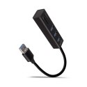 HMA-CR3A Wieloportowy hub 3x USB-A + SD/microSD, USB3.2 Gen 1 hub, metalowy, 20cm USB-A kabel HMA-CR3A Wieloportowy hub 3x USB-A + SD/microSD, USB3.2 Gen 1 hub, metalowy, 20cm USB-A kabel
