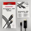 RVDM-HI14C2 Konwerter/kabel aktywny Mini DP > HDMI 1.4 kabel 1.8m4K/30Hz RVDM-HI14C2 Konwerter/kabel aktywny Mini DP > HDMI 1.4 kabel 1.8m4K/30Hz