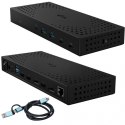 Stacja dokująca USB 3.0 / USB-C / Thunderbolt, 3 x 4K Gen 2 + zasilanie 100 W Stacja dokująca USB 3.0 / USB-C / Thunderbolt, 3 x 4K Gen 2 + zasilanie 100 W