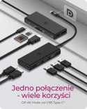 Stacja dokująca IB-DK4011-CPD 9in1,HDMI,DP,CR,TYPE-C Stacja dokująca IB-DK4011-CPD 9in1,HDMI,DP,CR,TYPE-C