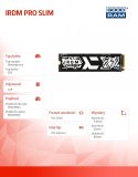 Dysk SSD IRDM PRO SLIM 4TB M.2 4x4 NVMe 2280 7000/6850 Dysk SSD IRDM PRO SLIM 4TB M.2 4x4 NVMe 2280 7000/6850