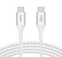 Kabel BoostCharge USB-C/USB-C 240W 1m biały Kabel BoostCharge USB-C/USB-C 240W 1m biały