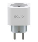 Inteligentne gniazdko Wi-Fi 16A Pomiar zużycia energii, wielopak 3 szt., AS-01, białe Inteligentne gniazdko Wi-Fi 16A Pomiar zużycia energii, wielopak 3 szt., AS-01, białe