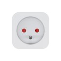 Inteligentne gniazdko Wi-Fi 16A Pomiar zużycia energii, wielopak 3 szt., AS-01, białe Inteligentne gniazdko Wi-Fi 16A Pomiar zużycia energii, wielopak 3 szt., AS-01, białe
