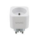 Inteligentne gniazdko Wi-Fi 16A Pomiar zużycia energii, wielopak 3 szt., AS-01, białe Inteligentne gniazdko Wi-Fi 16A Pomiar zużycia energii, wielopak 3 szt., AS-01, białe