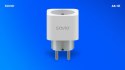 Inteligentne gniazdko Wi-Fi 16A Pomiar zużycia energii, wielopak 3 szt., AS-01, białe Inteligentne gniazdko Wi-Fi 16A Pomiar zużycia energii, wielopak 3 szt., AS-01, białe