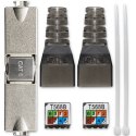 Wtyk RJ45 beznarzędziowy STP | CAT6 | JACK PIN | T568B | T568A Wtyk RJ45 beznarzędziowy STP | CAT6 | JACK PIN | T568B | T568A