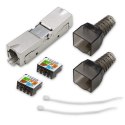 Wtyk RJ45 beznarzędziowy STP | CAT6 | JACK PIN | T568B | T568A Wtyk RJ45 beznarzędziowy STP | CAT6 | JACK PIN | T568B | T568A
