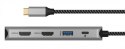 Stacja dokująca IB-DK4012-CPD 9w1, 2x HDMI, 4K60Hz, 3xUSB, 100W PD,LAN, Czytnik kart Stacja dokująca IB-DK4012-CPD 9w1, 2x HDMI, 4K60Hz, 3xUSB, 100W PD,LAN, Czytnik kart