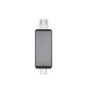 Czytnik kart SD 3w1, USB-C+ USB-A 2.0+ Micro USB, AK-72 Czytnik kart SD 3w1, USB-C+ USB-A 2.0+ Micro USB, AK-72