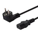 Kabel zasilający CEE 7/7 (E/F) - IEC C13, 10 m, CL-182 Kabel zasilający CEE 7/7 (E/F) - IEC C13, 10 m, CL-182